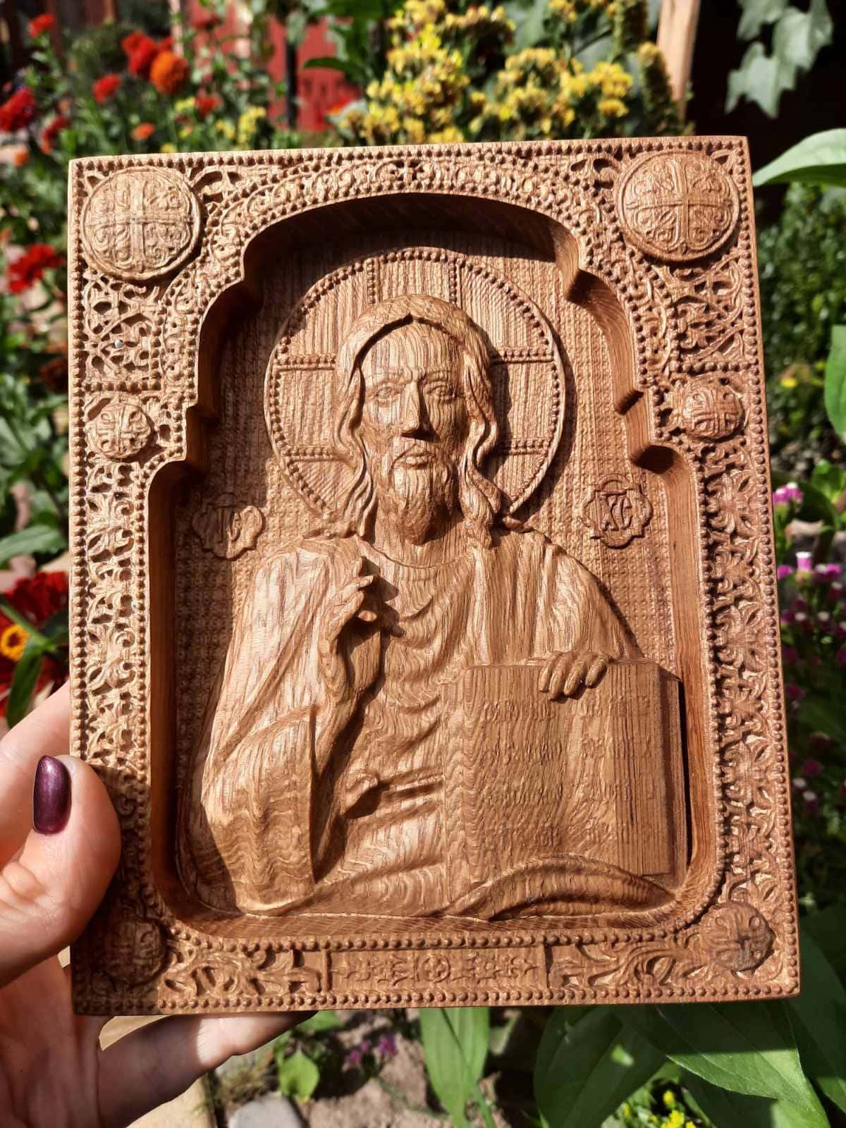 Wood Carving Jesus Christ - Kozak Work Shop