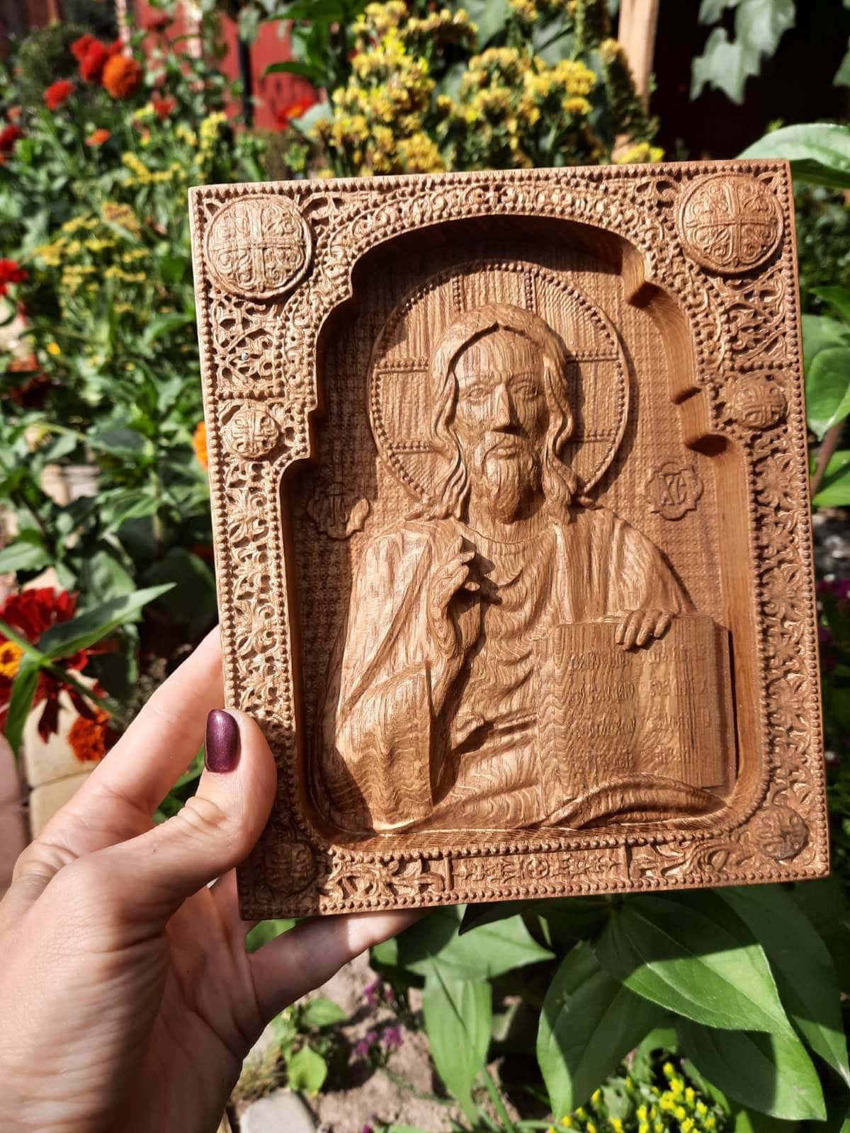 Wood Carving Jesus Christ - Kozak Work Shop