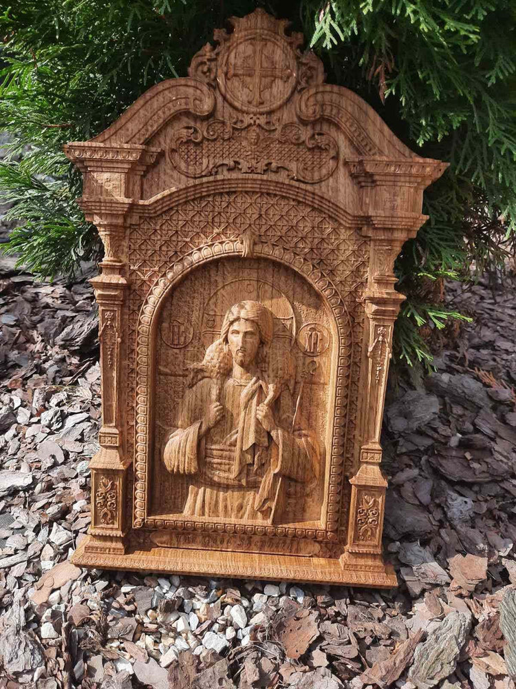 Good Shepherd in Kyoto Wooden Plaque 114