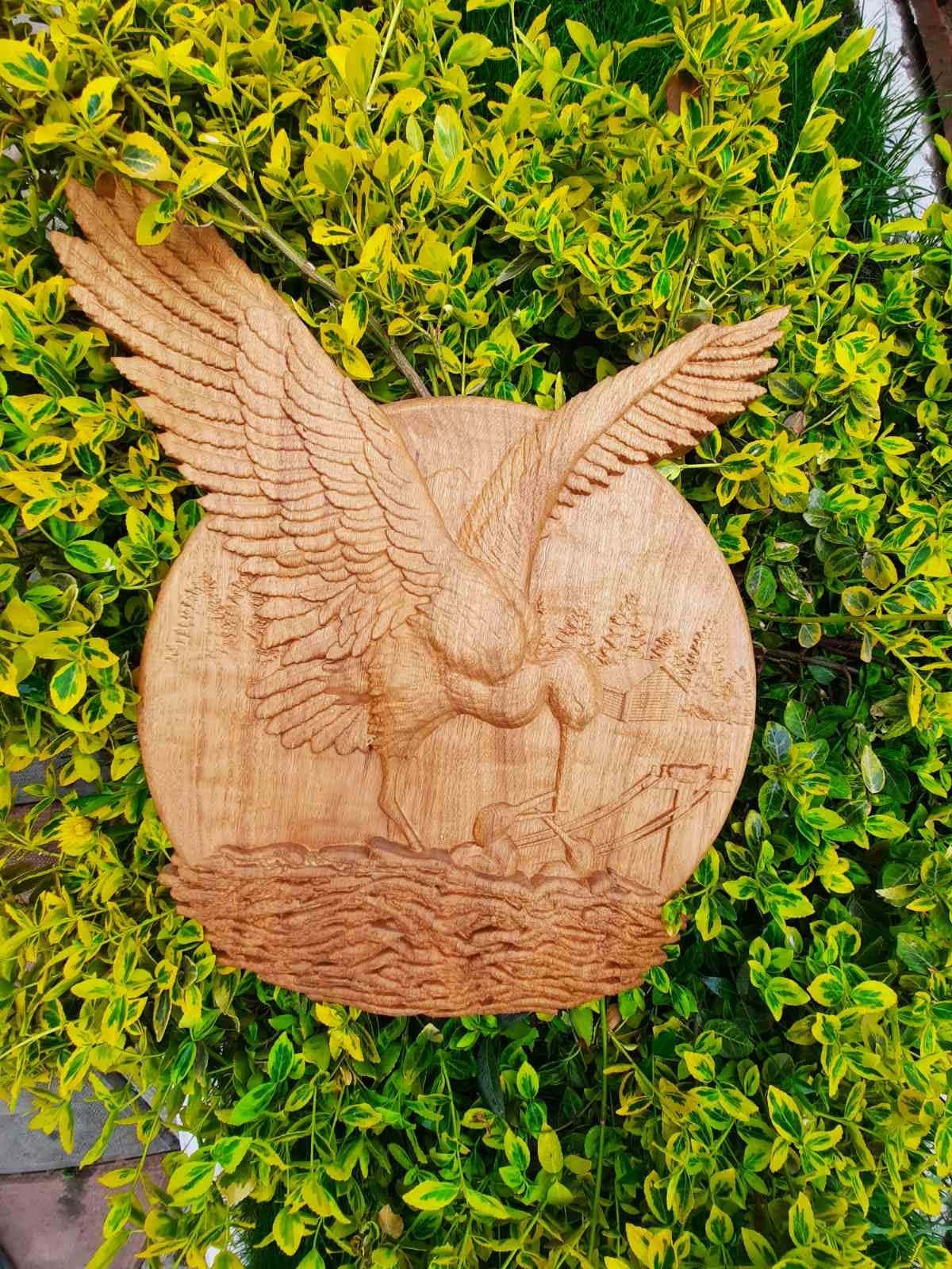 Sparcks Wooden Carved Plaque 302
