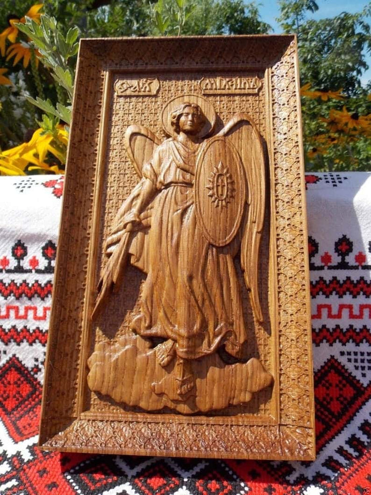 Archangel Michael with a Shield - Kozak Work Shop