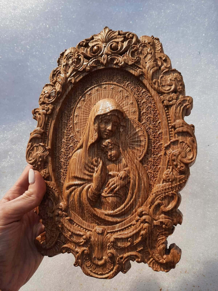 Mother Mary Orthodox Icon - Kozak Work Shop