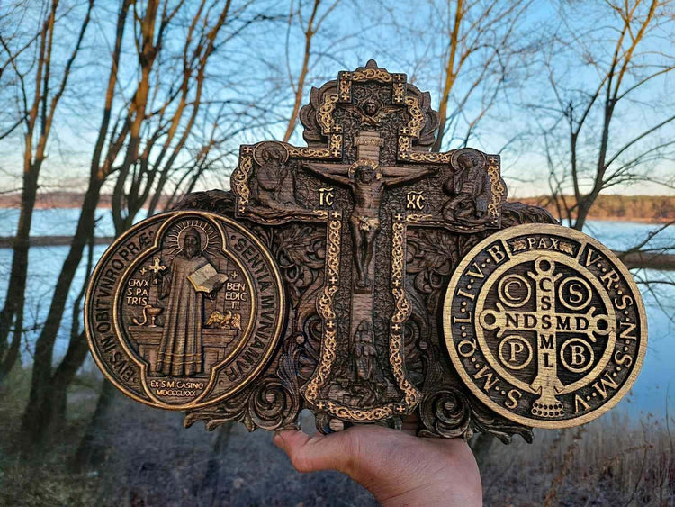 St Benedict Medal Home Protection - Kozak Work Shop