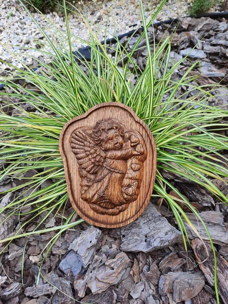 Guardian Angel Wooden Carved icon 111