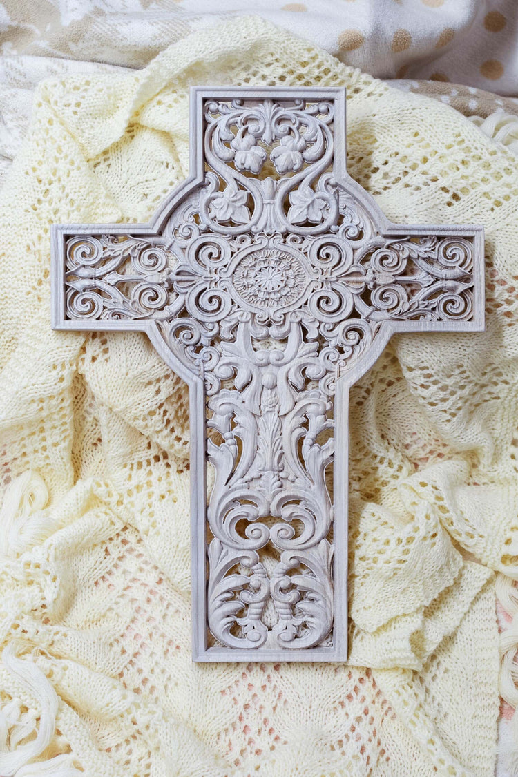 Wall cross Wooden religious home decor - Free Engarving- All sizes- Religious wooden wall art christian plaque