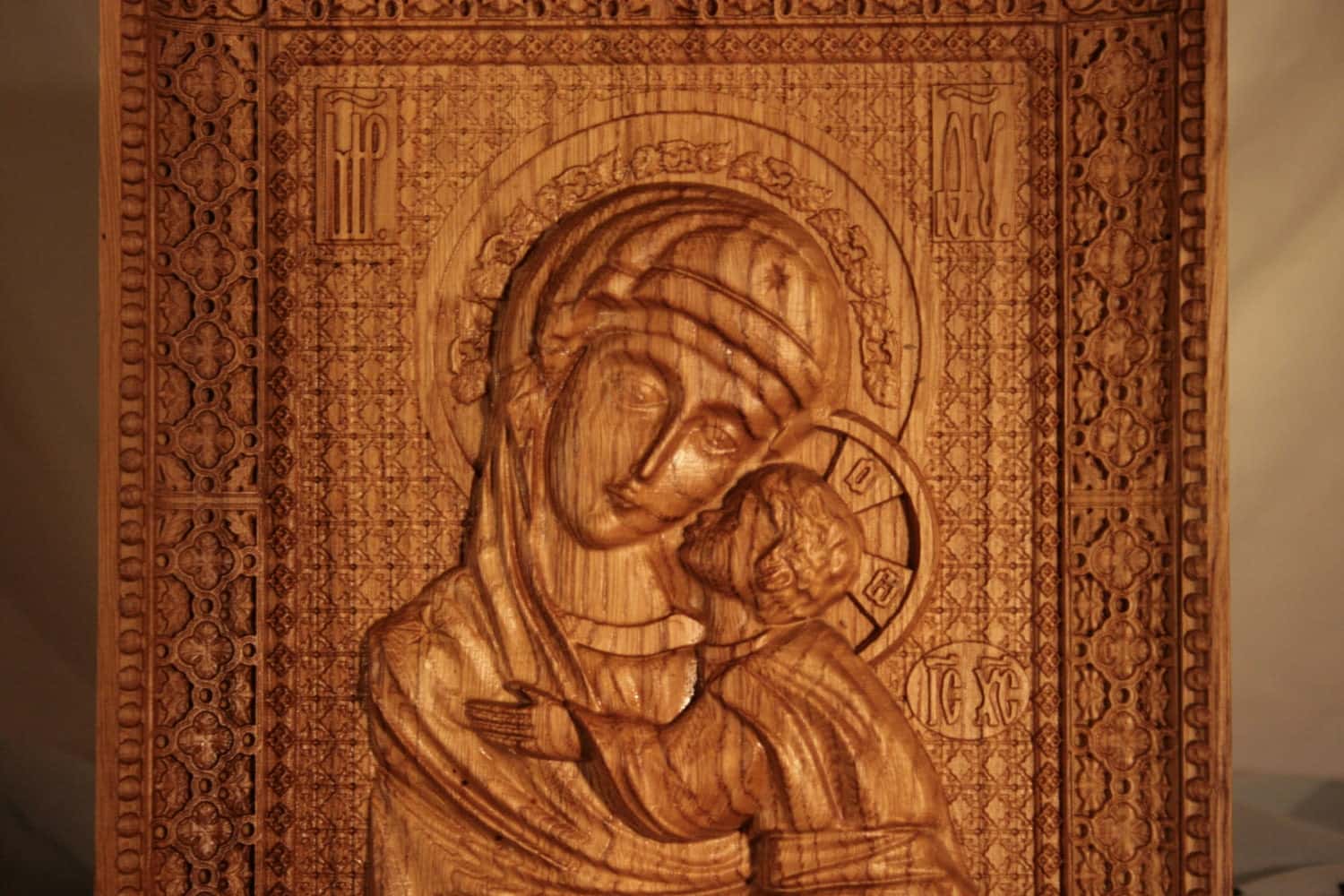Virgin Mary Icon Gothic frame 188