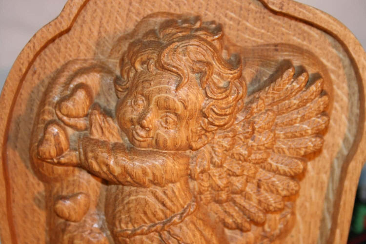 Guardian Angel Wooden Carved icon 111