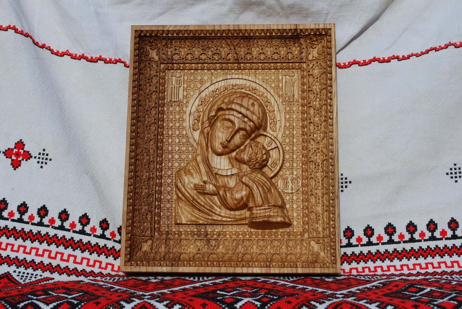 Virgin Mary Icon Gothic frame 188