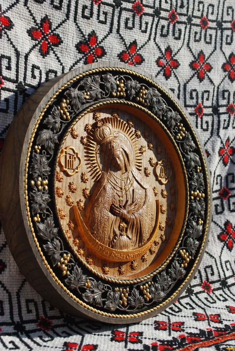 Our Lady of Ostra Brama Icon - Kozak Work Shop