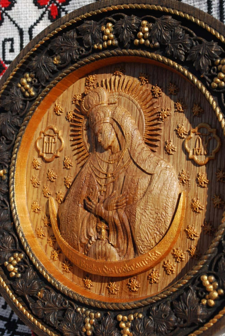 Our Lady of Ostra Brama Icon - Kozak Work Shop