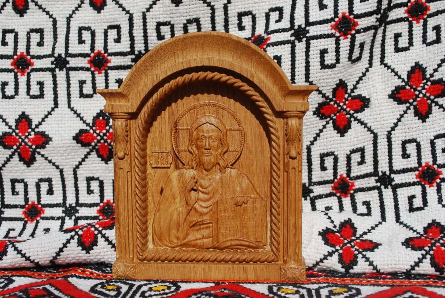Small wooden icon Christ the Saviour 25