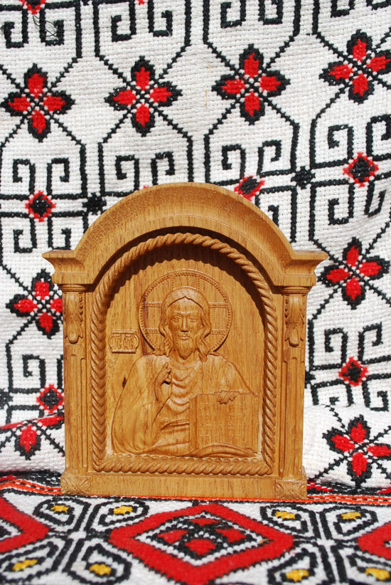 Small wooden icon Christ the Saviour 25