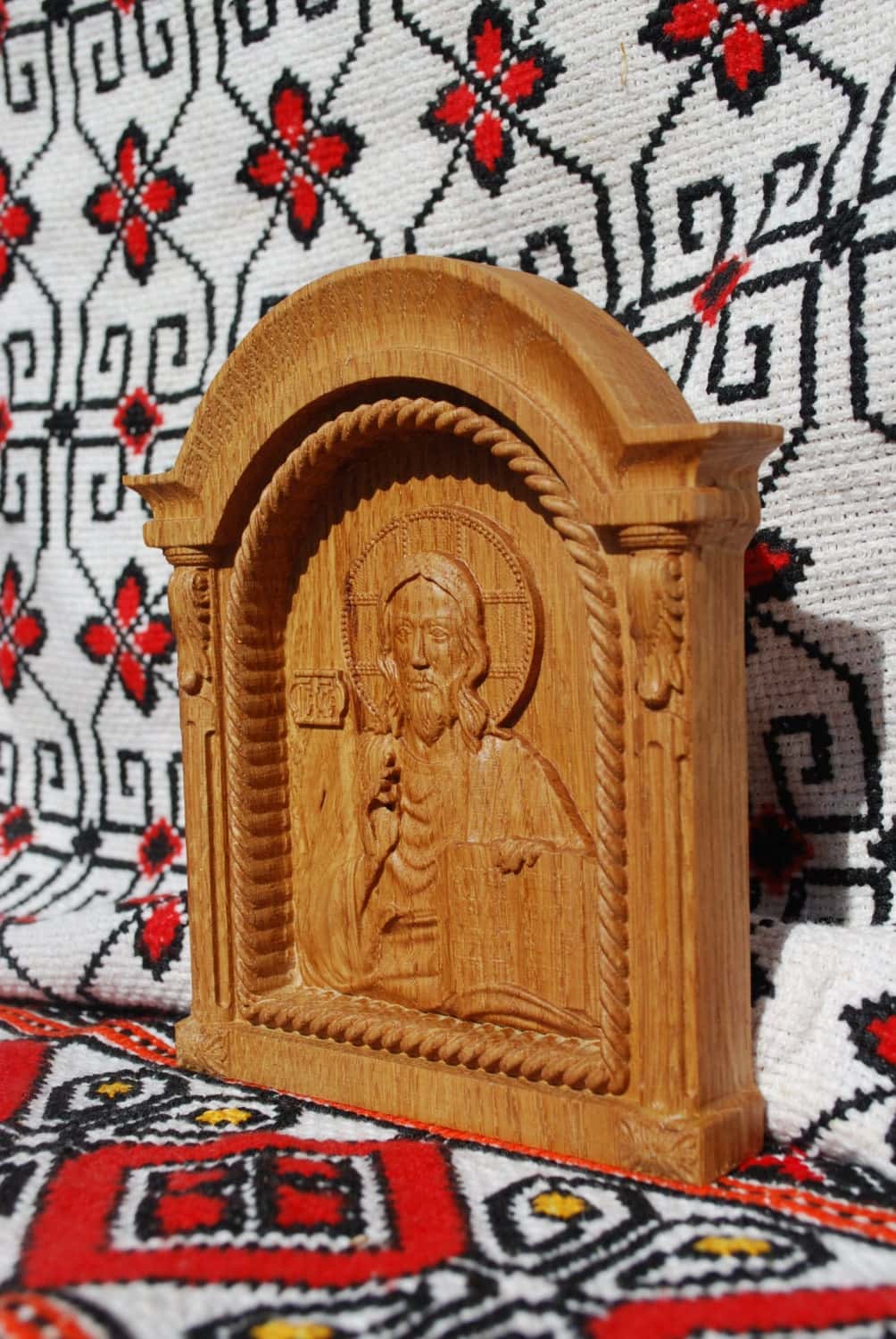 Small wooden icon Christ the Saviour 25