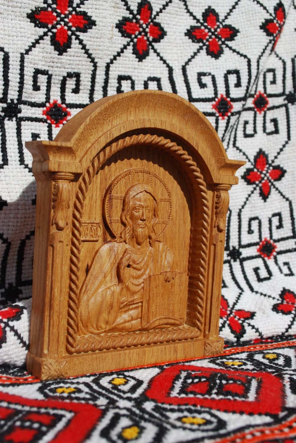 Small wooden icon Christ the Saviour 25