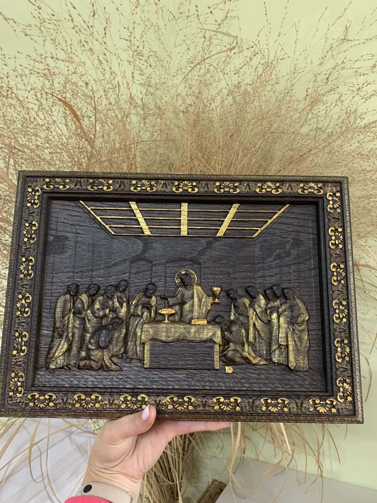 The Last Supper Wooden Image - Kozak Work Shop