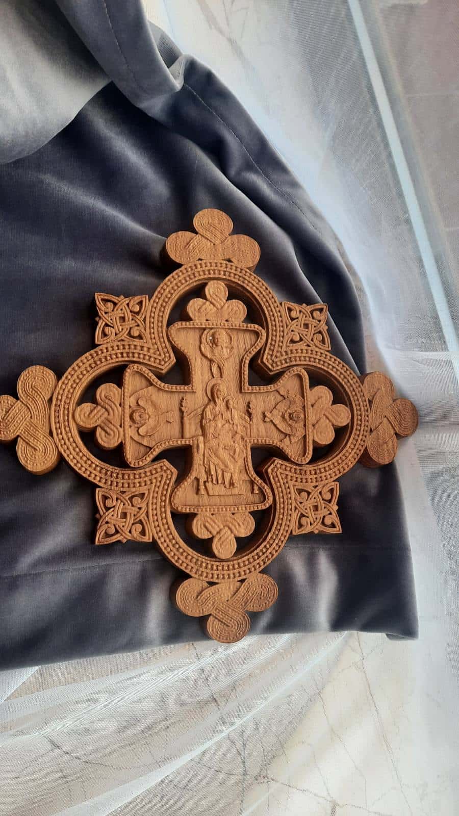 Our Lady with Three Cherub - Kozak Work Shop