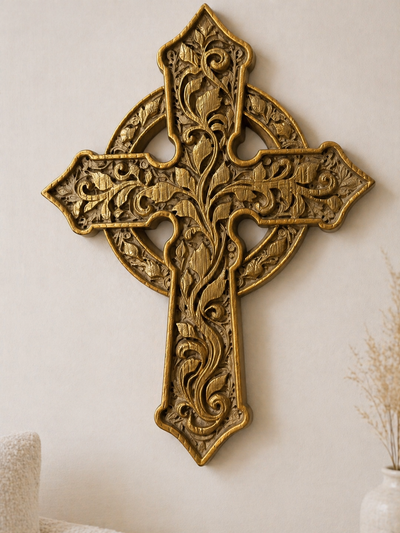 Tree of Life  Handmade Cross