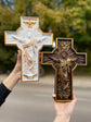 Wall Wooden Carved Jesus Crucifix