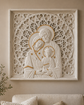 Holy Family Wooden Statue