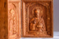 Virgin Mary and  Our Lord  Small Wooden  folding panel