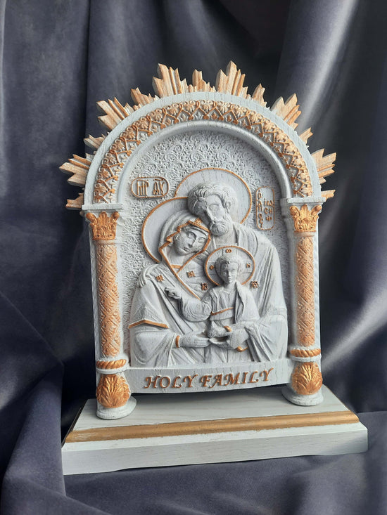 Holy Family on the stand - Kozak Work Shop