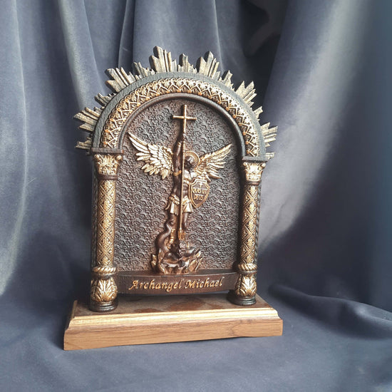Saint Michael on the Stand - Kozak Work Shop
