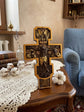 Wall Wooden Carved Catholic Crucifix