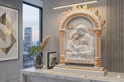 Holy Family on the stand