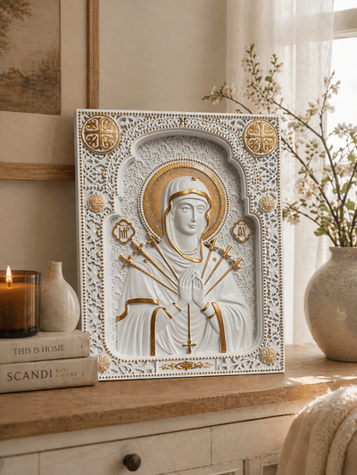 Virgin Mary of Seven Sorrows artwork