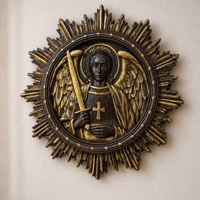 Handmade Archangel Michael Art