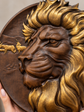 Lion King Wooden Carved Sculpture