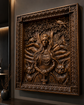 Freyja Wooden Carved Wall Picture