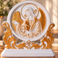 Archangel Gabriel Statue, 7x7&