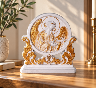 Archangel Michael Statue, 7x7&