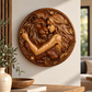 Woman and Lion Wall Art