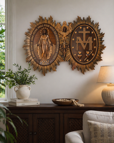 Medalla Milagrosa Wooden Image