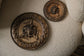 Wooden Carved Sicilian Trinacria Celtic sign