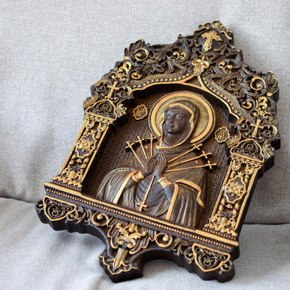 Blessed Virgin Mary of Seven Sorrows Baroque - Kozak Work Shop