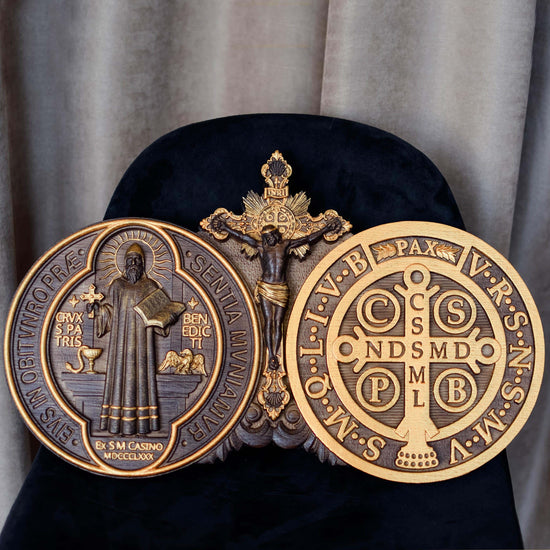 Medal Crucifix of St Benedict - Kozak Work Shop