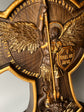 Archangel Michael on the Stand wooden 3D carved statuary