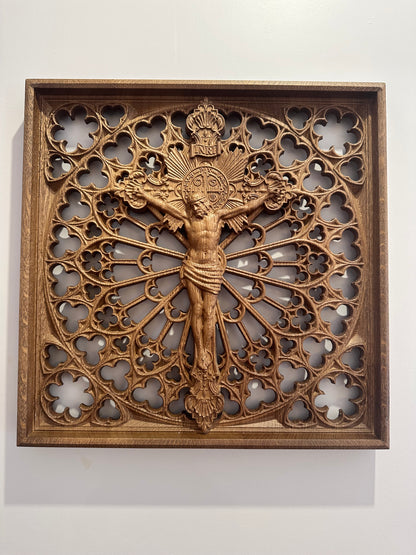 Crucifix Wooden Statue