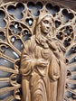 Immaculate Heart of Mary Wooden Statue