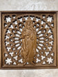 Immaculate Heart of Mary Wooden Statue