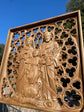 Holy Family Wooden Statue