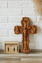 Wall Wooden Carved Jesus Crucifix