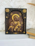 Blessed Virgin Mary of Vladimir Wooden Sculpture - Kozak Work Shop