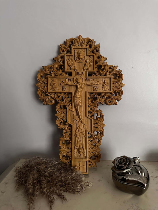 Catholic Wooden Crucifix - Kozak Work Shop