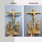 Wall Wooden Carved  Golgotha on the stand