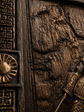Odin Skandinavian God Wooden Carved Wall Picture