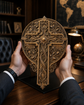 Hand-Carved Tree of Life Cross
